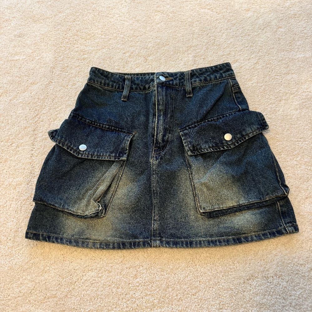 Y2K denim Skirt